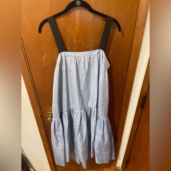 Adam Lippes Collective Size 6 High Low‎ Swing Dress Blue - Picture 3 of 6